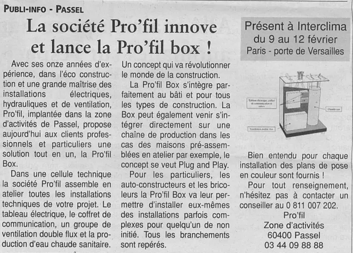 La Pro'fil Box