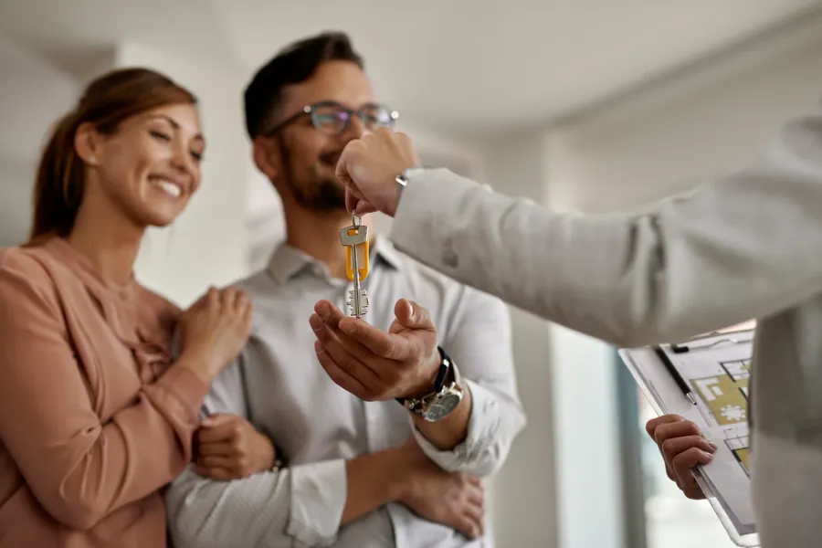 Remise des clés d'un logement neuf