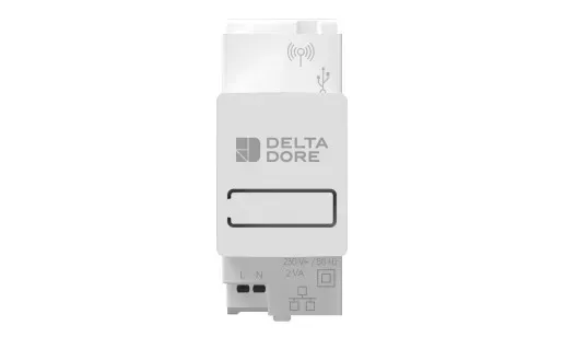 Gestionnaire bioclimatique Delta Dore en module de tableau
