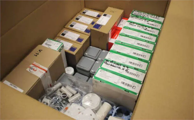 Préparation d'un kit d'appareillage en atelier