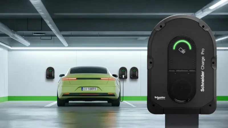 Borne de recharge Schneider Electric